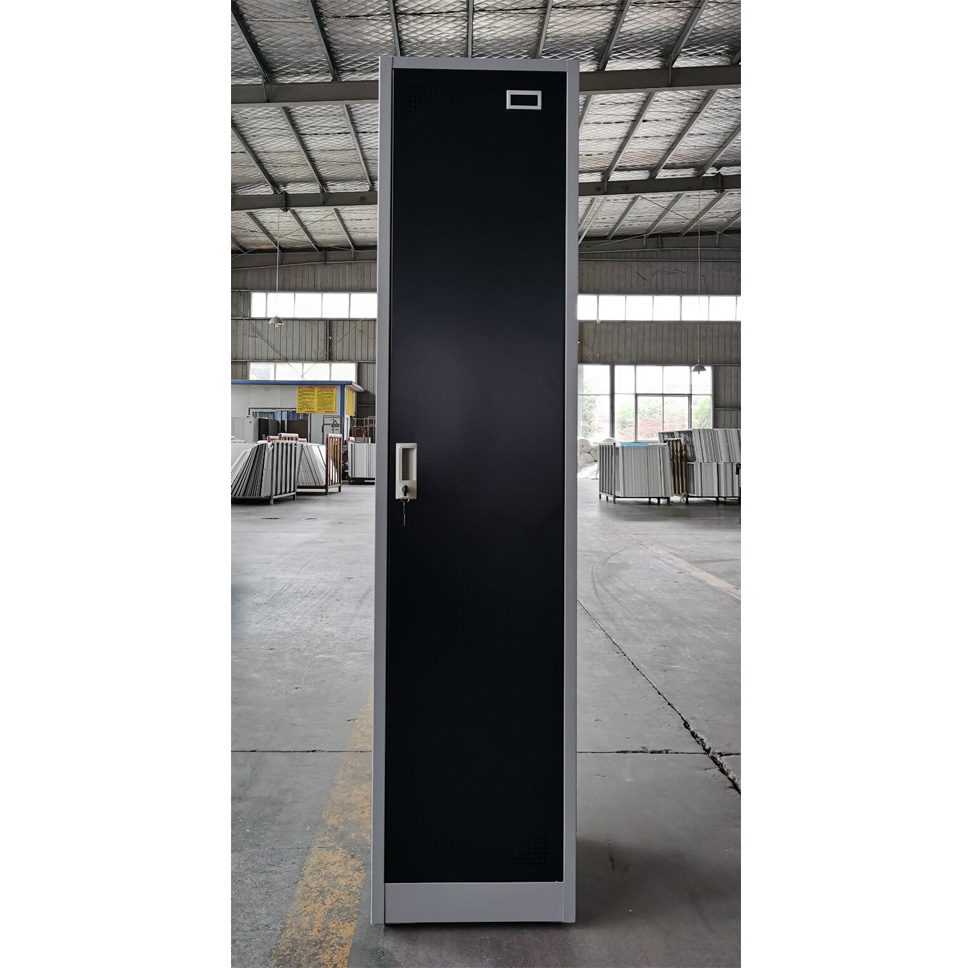 CAS-009 завод низкая цена одной 1 дверный шкаф для хранения одного яруса отсека стальной шкафчик