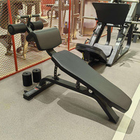 Équipement de gymnastique sportive commerciale-Presse de banc à déclin latéral ISO multifonctionnel Entraînement réglable Entraînement de force ABS plat