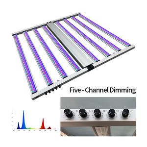 Horticole à <span class=keywords><strong>cinq</strong></span> voies Dim Samsung LM301H EVO Lm281B Plant Grow Lighting Bar 1000W 800W LED Grow Lights Full Spectrum pour l'intérieur - Product Image 2