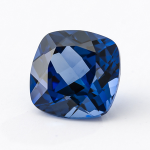 Saphir bleu cultivé en laboratoire Goldleaf Royal Blue, prix de gros, taille coussin de 4 mm à 10 mm, saphir bleu pour la fabrication de bijoux - Product Image 5