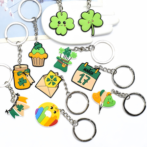 Llaveros del Día de San Patricio 2026, Llaveros con Trébol de la Suerte/Irlanda, Accesorios de Regalo, Llavero para Venta al por Mayor y al Detal - Product Image 1