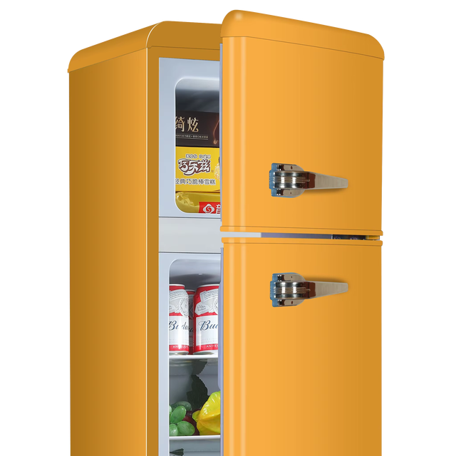 Hot Selling 138L Double Temperature Compact Refrigerator American Fridge Household Smart Refrigerator