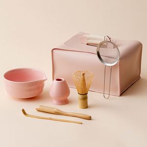Juego de Matcha de Cerámica de Diseño Moderno, Ecológico y Portátil de 7 Piezas con Batidor de Bambú y Tazón Chawan, Herramientas para Matcha, con Logotipo Personalizado - Product Image 1