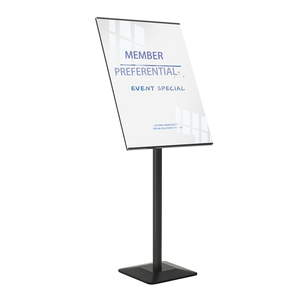 Espositore Pubblicitario Pieghevole Inclinato <span class=keywords><strong>da</strong></span> Terra, Monopalo in Alluminio con Cornice a Scatto, Porta Insegne Angolato, Espositore <span class=keywords><strong>Fai</strong></span>-<span class=keywords><strong>da</strong></span>-<span class=keywords><strong>te</strong></span> per <span class=keywords><strong>Negozi</strong></span> al Dettaglio - Product Image 3