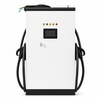 Nouvelle station de recharge pour véhicules électriques à montage au sol, double pistolet, 22 kW DC, chargeur intelligent pour voitures électriques OCPP