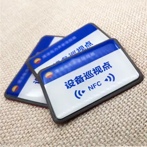 Dust-Proof ISO14443A N213 13.56MHz Epoxy + Anti-Metal Layer Sticker Tag