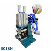 JCW-S01 S01B S01N S01BN Halbautomat isches Kabel abisolier werkzeug 4f pneumatisches Kabelbaum-Abisolier maschine
