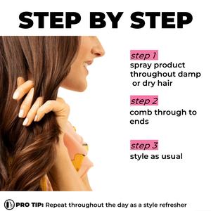 Spray Acondicionador Sin Enjuague de Aceite de Ricino, Queratina y Colágeno de Marca Privada, Spray Acondicionador Hidratante y Desenredante para el Cabello - Product Image 5