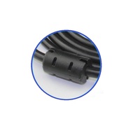 Kabel Data USB 3.0 Tipe A Male ke B dengan Inti Ferit Ganda Transmisi Kecepatan Tinggi Kabel USB 3.0 untuk Kamera Printer Scanner 1M