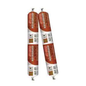 Saucisse de calfeutrage OEM à un composant mastic de silicone à durcissement neutre pour mur-rideau en aluminium