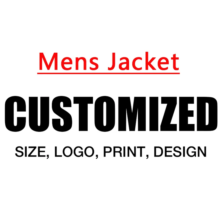 Many Years Jacket Experience Free Sample Custom Brand Size Color Design Winter Windbreaker Plus Size Men's Jackets For Men