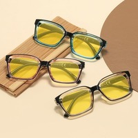 QSKY 212 Vente en gros de montures de lunettes personnalisées à bas prix avec logo, en PC, unisexe, vision nocturne, anti-lumière bleue pour jouer à des jeux sur mobile et sur ordinateur