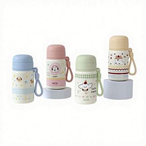 316 Stainless Steel Insulated Water Bottle Pop-Up Lid Portable Thermal Bottle <b>Large</b> Capacity Food Grade Travel <b>Mug</b> - Product Image 1