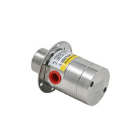 Pompe à engrenages à entraînement magnétique sans entretien 1,2 ml/rev, engrenages en acier inoxydable 316L et PEEK, haute hygiène, qualité alimentaire, débit réglable