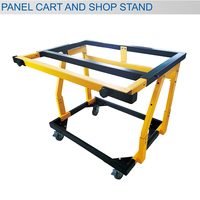 Banc de travail pliant portable, chariot à panneaux, table à bois