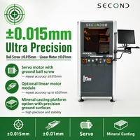Mesin Dispensing Lem Otomatis Kamera Jerman Cerdas Presisi Tinggi ±0.015mm 3 Axis In-line Bersertifikasi CE Kedua