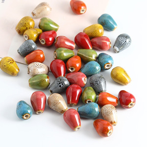 Vente en gros <span class=keywords><strong>de</strong></span> perles en porcelaine goutte d'<span class=keywords><strong>eau</strong></span> glaçure à motifs <span class=keywords><strong>de</strong></span> transmutation au four, perles en céramique larme en vrac pour les résultats <span class=keywords><strong>de</strong></span> bijoux - Product Image 6
