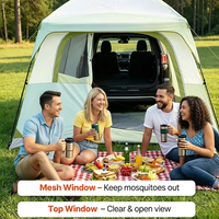 Auvent de voiture et tente arrière pour SUV Kawagebo Kamp (KK) Oxford, abri familial pour camping-car, fourgonnette, Jeep, pick-up