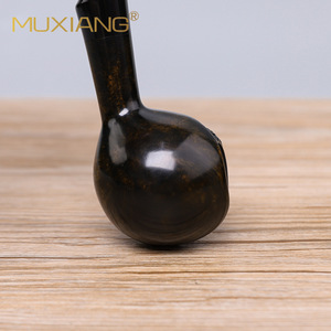 Muxiang Briarwood Pipe Bent Type Hand Carved Tobacco Pipe Custom Made - Product Image 4
