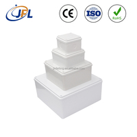 Boîtier de jonction électrique en plastique ABS de grande taille, étanche IP67, couleur personnalisée, sérigraphie, boîtier électronique fermé