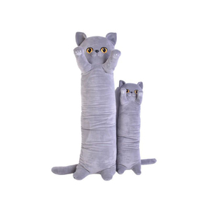 Nouvel oreiller géant personnalisé en forme de chat, jouet en peluche long et mignon pour chaton, animal en peluche chat - Product Image 6