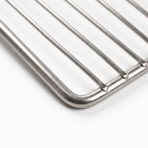 Custom Welded Square Easily Cleaned Food Grade 304 Stainless Steel Barbecue <b>Grill</b> Wire <b>Mesh</b> Net Solid Rim Coconut Shell Charcoal - Product Image 2