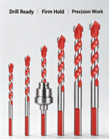 Foret hélicoïdal HSS M35 en acier inoxydable bicolore HH, modèle 12, diamètre 2,0 mm, queue droite DIN338, longueur de travail 35 mm