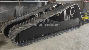 Telaio Cingolato <span class=keywords><strong>per</strong></span> Robot, Mini Escavatore a <span class=keywords><strong>Benzina</strong></span> con Cingoli in <span class=keywords><strong>Gomma</strong></span>, Piattaforma Cingolata Elettrica 48V - Product Image 3