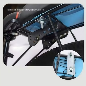 OEM <span class=keywords><strong>MTB</strong></span> Mountainbike Rücksitzkissen Leder & Memory-Schaum Ergonomisches Design Weich & Komfortabel Verbreitert Universell Passend - Product Image 5