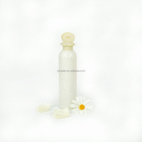 Bouteille en plastique de 200 ml en paille de blé biodégradable avec bouchon à vis, sérigraphiée, rechargeable, couleur personnalisée, pour sérum de soin et crème visage