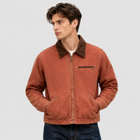 Veste de travail en toile de canard lourde personnalisée pour homme, veste de travail de charpentier, veste de travail de camionneur, veste bomber pour homme