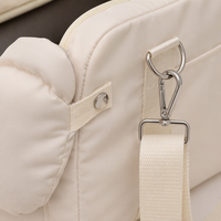Sac de transport multifonctionnel YAOYUE pour animaux de compagnie, souple, en polyester, avec fenêtre en maille roulable et bandoulière réglable