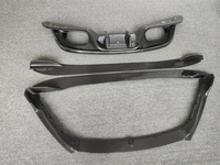 Kit de carrosserie diffuseur arrière de jupe latérale de lèvre avant en fibre de carbone véritable de haute qualité pour kit de carrosserie Jaguar F-type 2013-2019