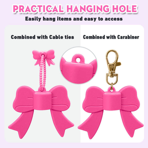 Llaveros de silicona con diseño personalizado para estuche de lápiz labial, clip para llaves de bálsamo labial de viaje, accesorio para cartera, llaves y mochila - Product Image 3