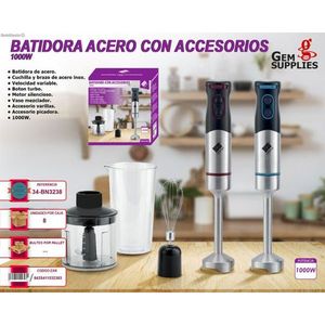 อุปกรณ์อัญมณี batidora acero 1000W CON accesorios - Product Image 3
