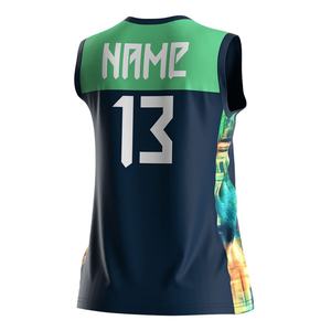 Maillot de volley-ball Dry-Fit à manches courtes pour femmes, avec motifs imprimés, pour l'entraînement, fabrication chinoise - Product Image 2