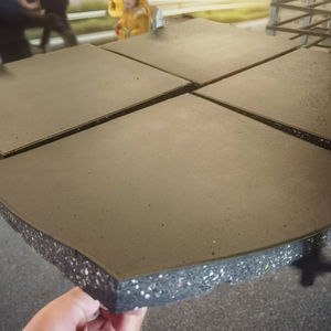 Piastrelle in gomma balistica EPDM spesse 15mm piastre antiproiettile per poligono di tiro per palestra - Product Image 3