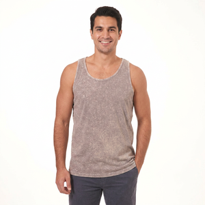 Custom Streetwear Gym Wear Sleeveless T-Shirt <b>Athletic</b> Distressed Vest Men Vintage Acid Wash Oversized Tank Top0.3 - Product Image 1