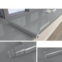 FM HOME auto-adhésif 3d papier peint autocollant décoratif gris papier peint pour mur, armoire, sol, dessus de cuisine
