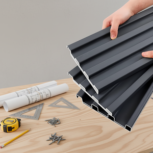 Panneau sandwich en aluminium insonorisant et isolant thermiquement, pour chambre froide moderne, tuiles <span class=keywords><strong>de</strong></span> <span class=keywords><strong>toit</strong></span> en dôme extérieur, ignifuge - Product Image 1