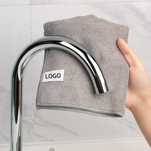 Panno in Microfibra Ispessito e Assorbente con Logo Personalizzato, Asciugamano Abrasivo <span class=keywords><strong>per</strong></span> Lavaggio <span class=keywords><strong>Piatti</strong></span>, Pulizia Tavoli e Spazzole in Cucina - Product Image 4