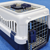 Nouvelle conception de cage de transport pour animaux de compagnie, sac à dos en PVC portable pour petits animaux, chats, cage de transport pour animaux de compagnie, cage de transport pour animaux de compagnie pour les voyages en avion