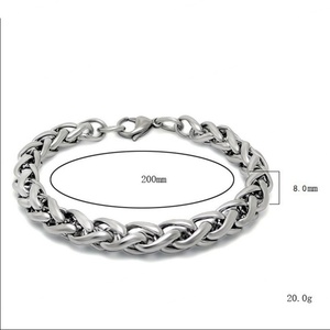 สร้อยข้อมือสแตนเลสสตีล 304 ขัดเงาคุณภาพสูง ป้องกันอาการแพ้ ขายส่ง ดีไซน์แฟชั่นปี 2024 - Product Image 5