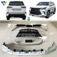Kit de carrosserie LX570 sport plus style kuro édition lx blanc et noir kit de carrosserie grille pare-chocs avant 2021