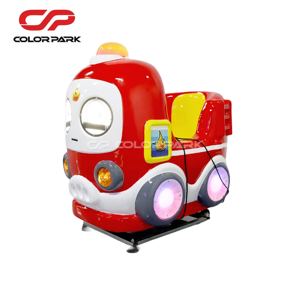 Colorful park indoor children amusement entertainment amusement video gaming machines coin operated games swing for kids