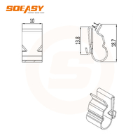 Klip Kabel Surya Baja Anti Karat untuk Pemasangan Panel Surya di Atap, Tanah, dan Carport