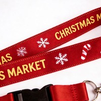 CH Wholesale Sublimation Printing Polyester Lanyards With Logo Custom Certification Keychain OEM ODM ECO Promotion Event Gifts