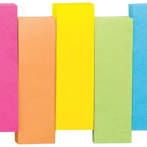 çıkarılabilir sayfa işaretleyici Suppliers-Colorful Pet Page Marker 5 Colored Plastic Sticky Note