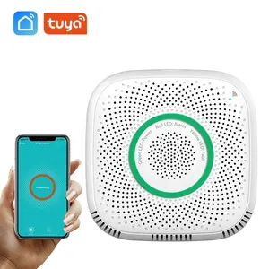 Akıllı ev güvenlik kablosuz uzaktan kumanda Tuya App Alarm Wifi gaz kaçak sensörü dedektörü