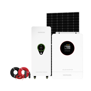 Solar System 15KW All-In-One Hybrid Grid LiFePO4 <b>Battery</b> <b>48V</b> Wall-Mounted IP65 RS485 - Product Image 2
